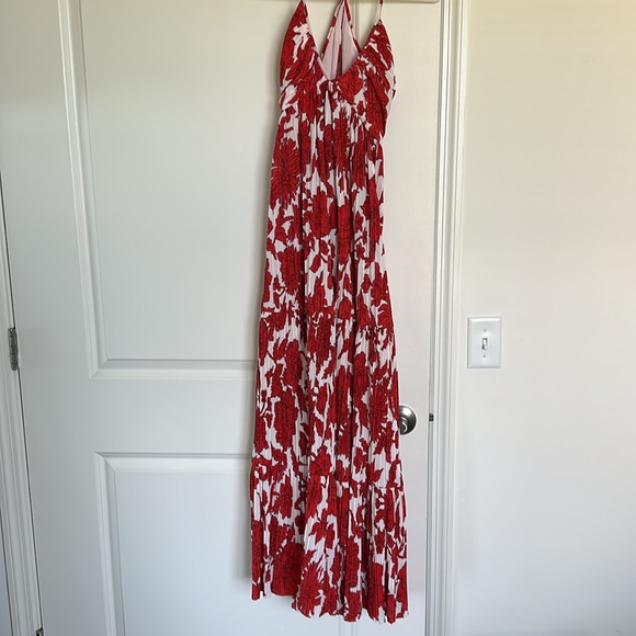 Red and white dress maxi XS - Picture 2 of 5